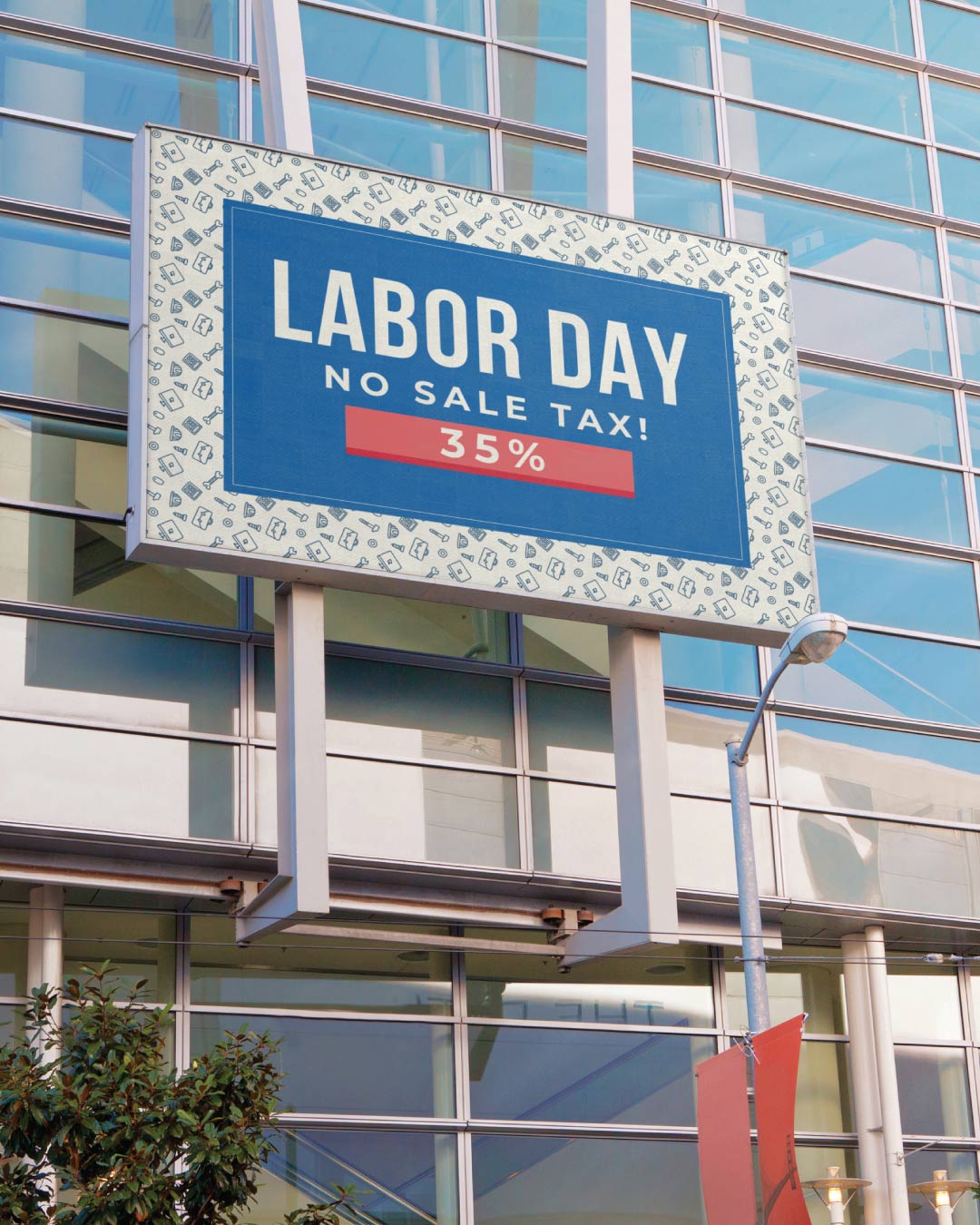 Beautiful Labor Day 13oz. Standard Vinyl Banner
