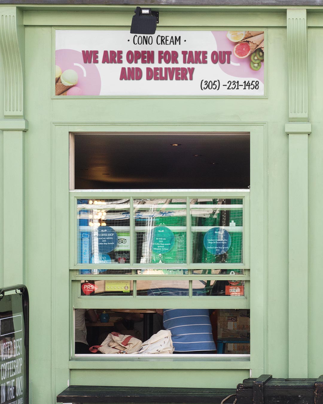 Ice Cream Pink Banners