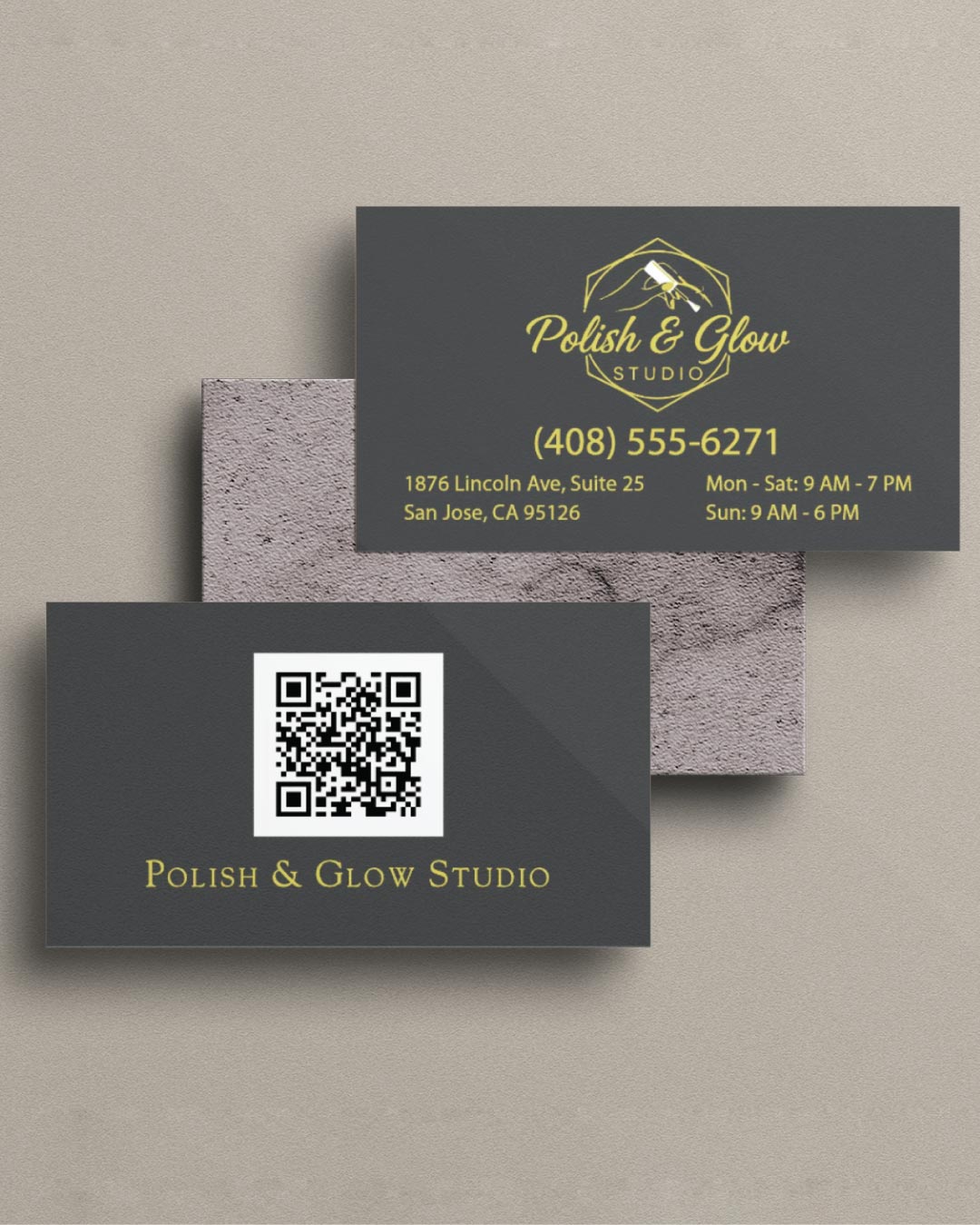 Golden Contrast Elegance Standard Business Cards AP Printing - Golden Contrast Elegance Standard Business Cards - Custom Printing Services
