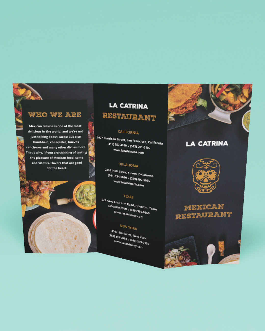 Mexican Black To-Go Menus