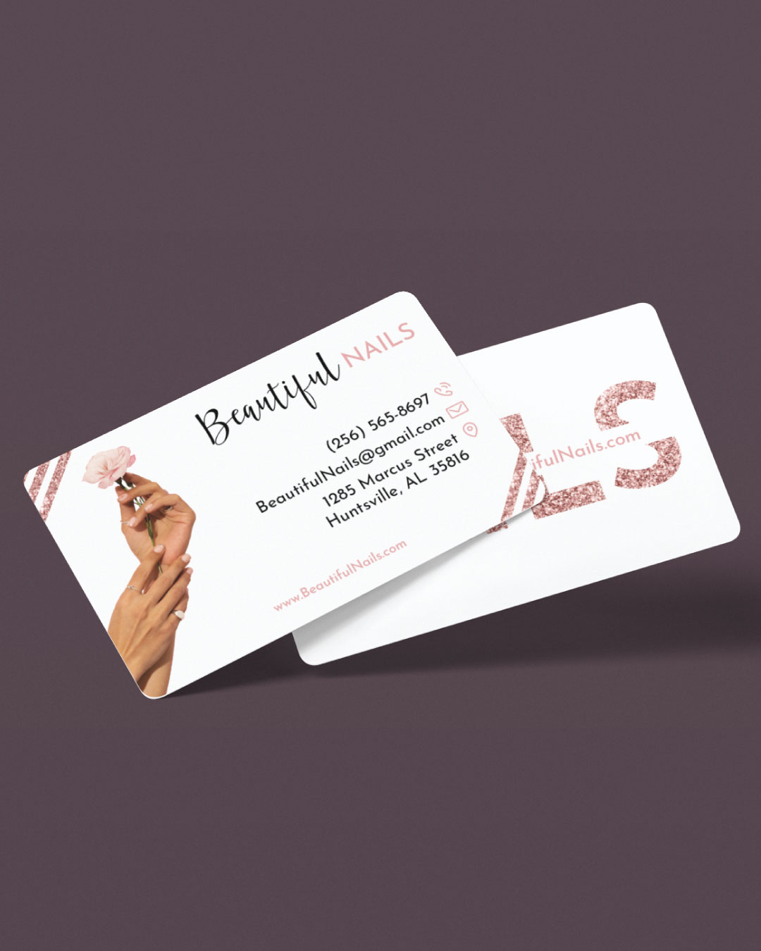 Delicate Glitters Standard Business Cards
