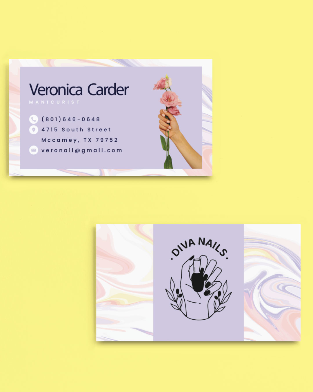 AP Printing - Colorful Painting Standard Business Cards - Custom Printing Services