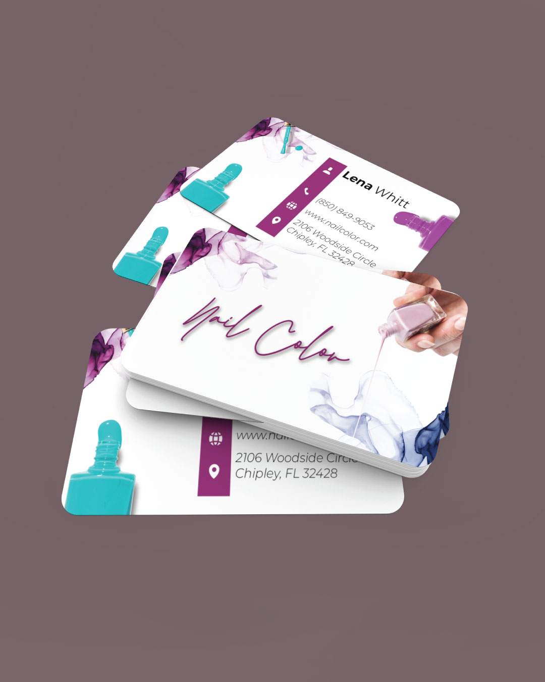 Nail Polish Business Card