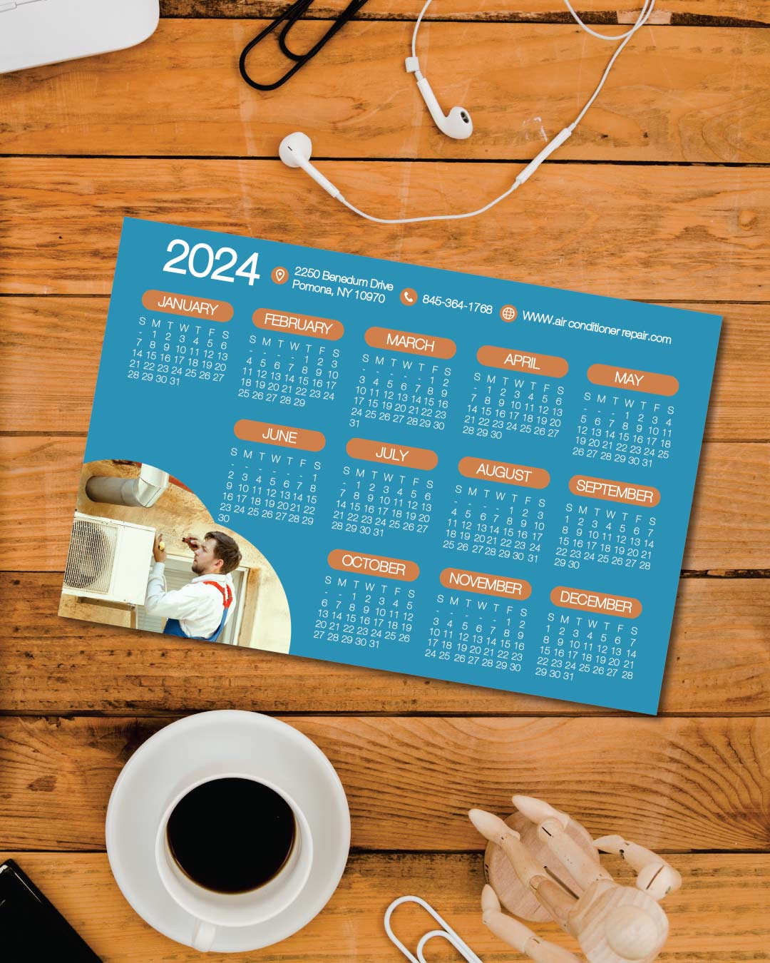 Refrigeration Cycle Poster Calendar