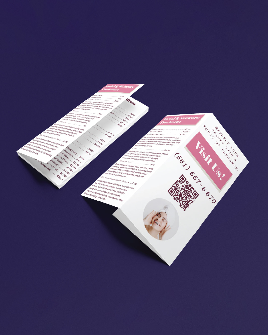 Cute Pink Brochure AP Printing - Cute Pink Brochure - Custom Printing Services