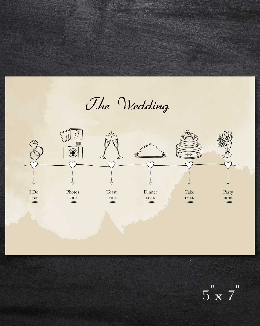 Serene Appearance Wedding Program Cards