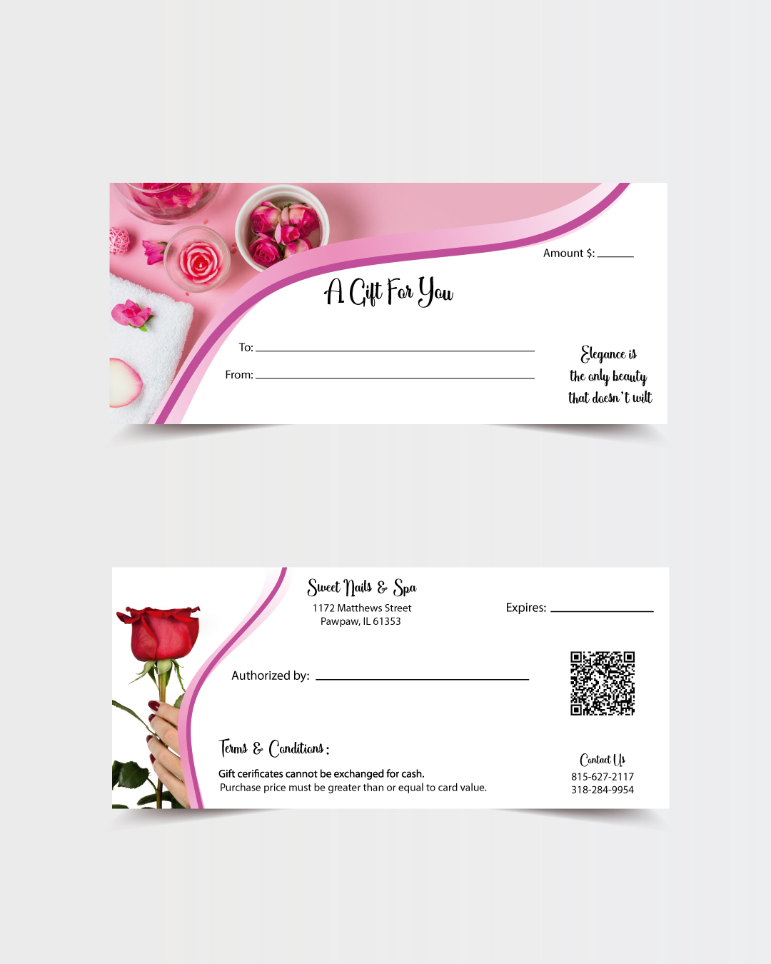 Sweet Roses Nails & Spa Gift Certificate