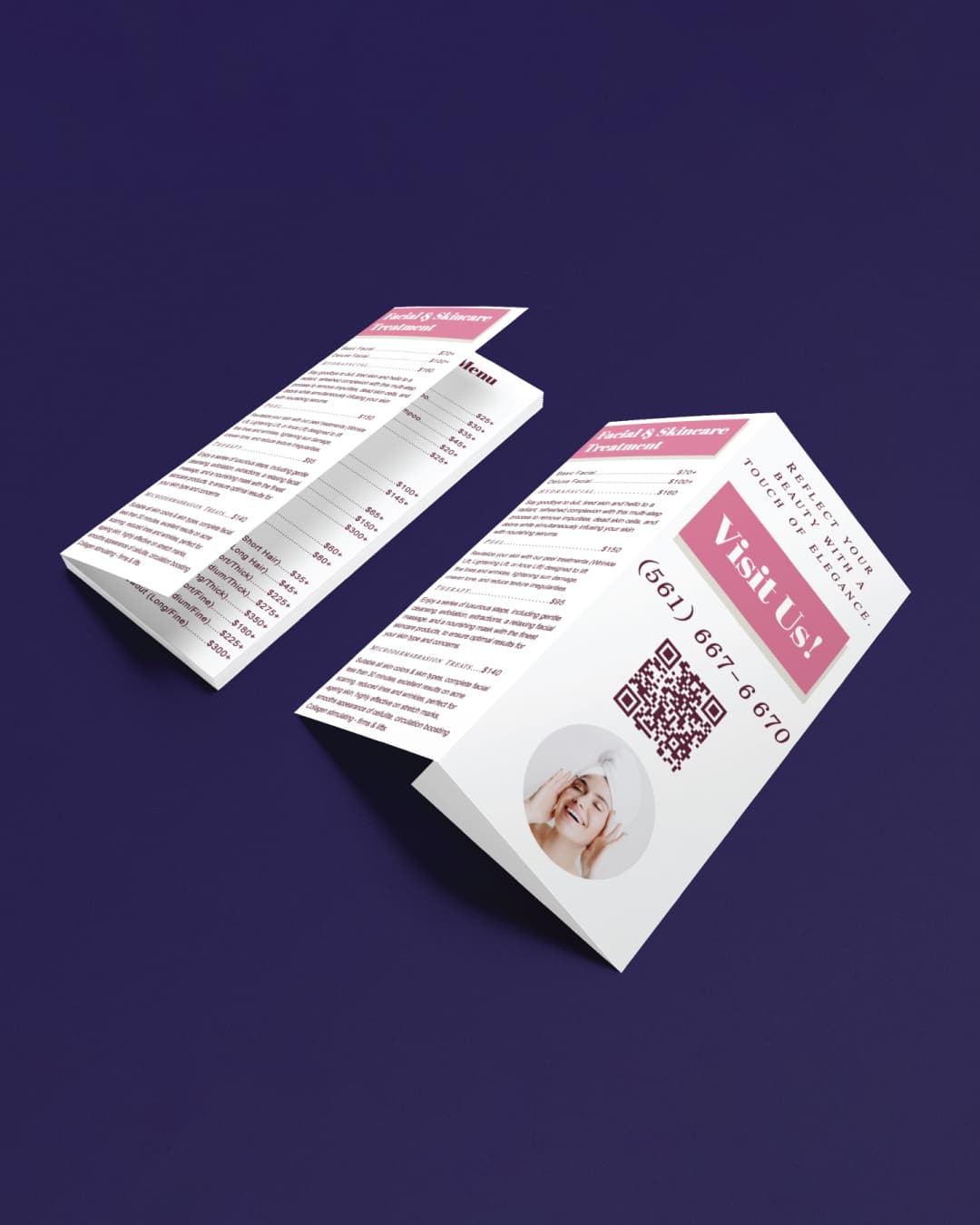 Cute Pink Brochure