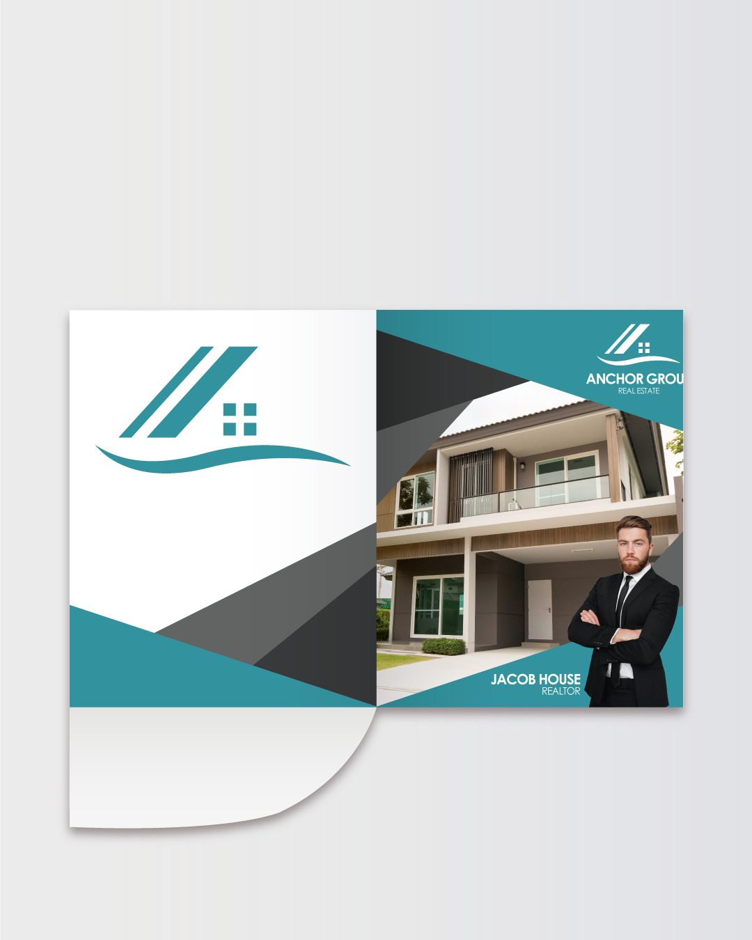 Aquamarine Life Real State Presentation Folders