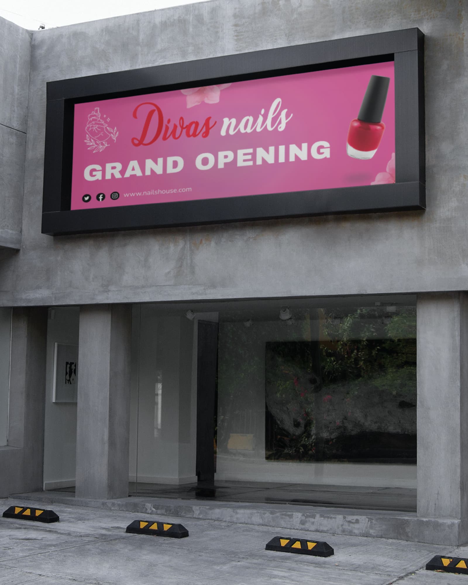 Strong Pink 13oz. Standard Vinyl Banner
