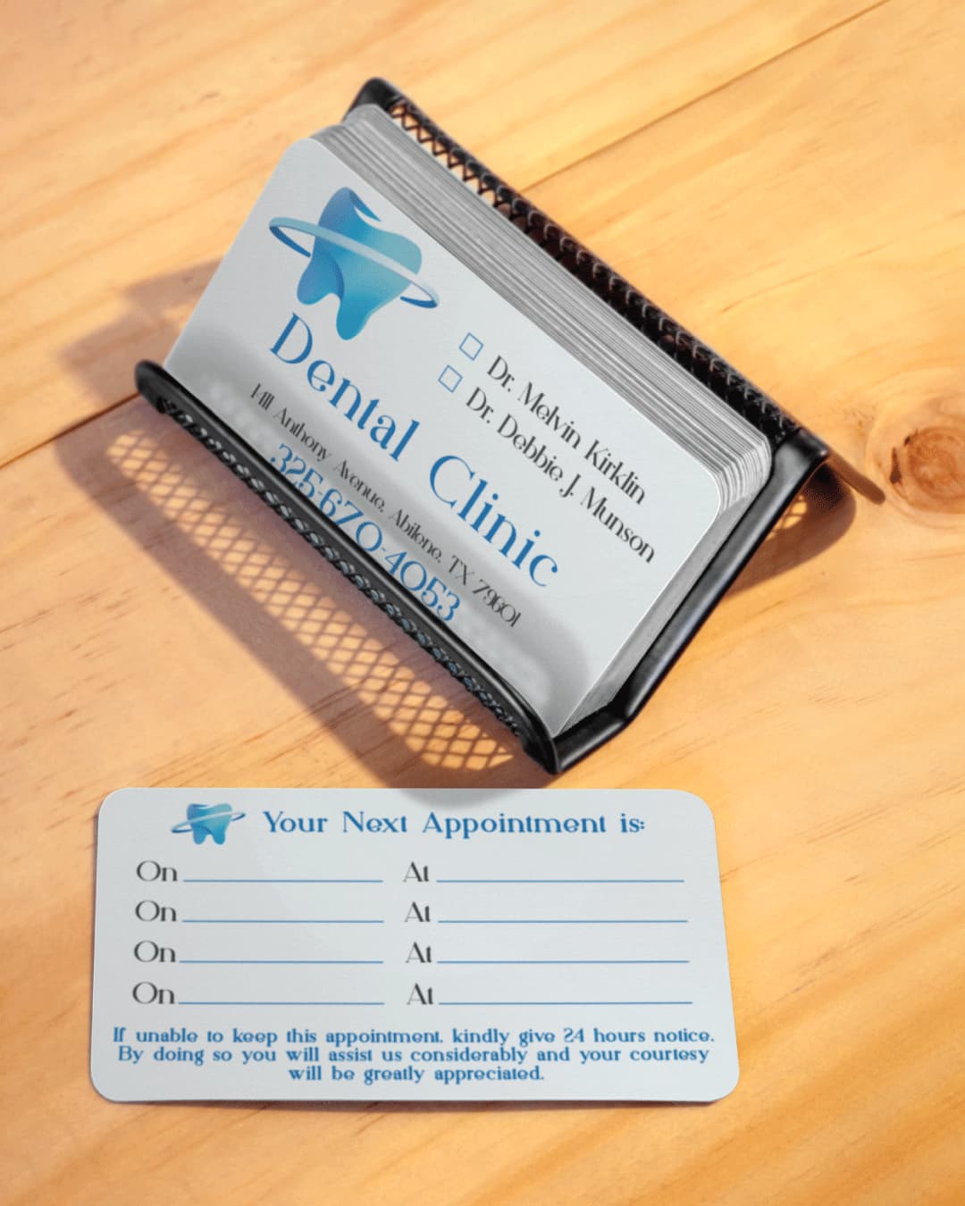 PureDent Blue Horizon Business Cards