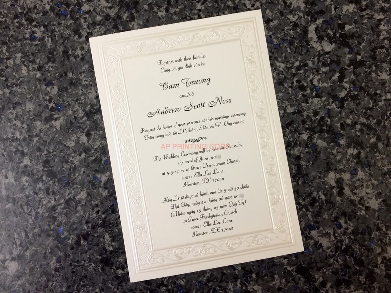 K9152 [I-11] Harmony in Bloom Flowers Wedding Invitation