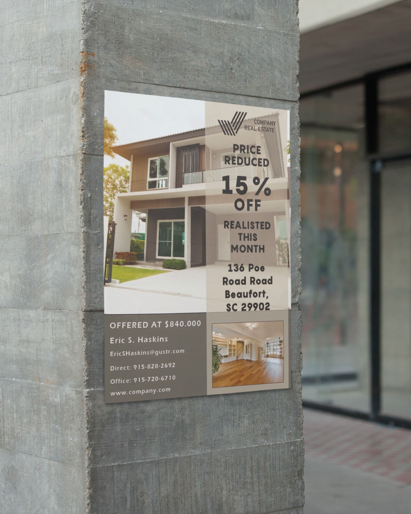 Elegant House With Garden Posters