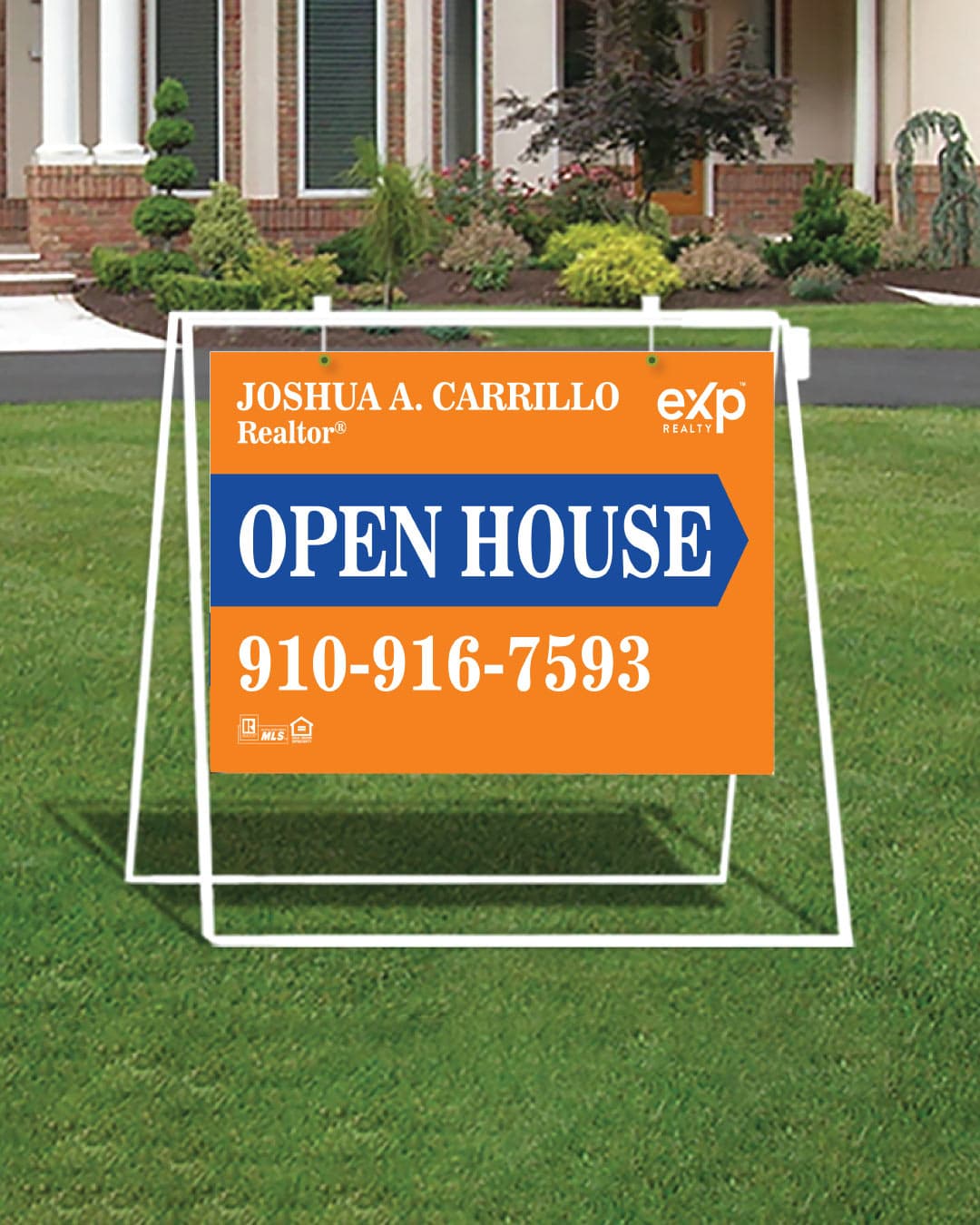 Exp Realty Golden Shore Metal Sidewalk A-Frame AP Printing - Exp Realty Golden Shore Metal Sidewalk A-Frame - Custom Printing Services