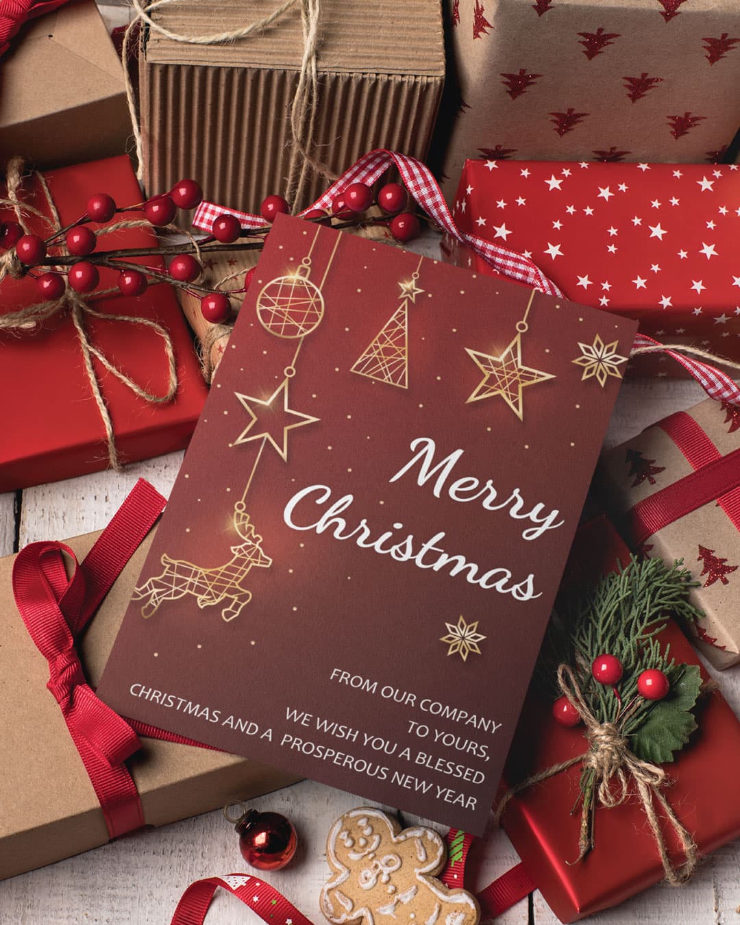 Deer and Bough Elegance