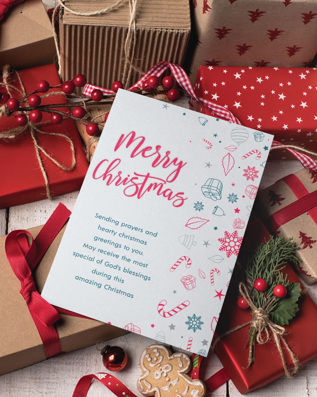 Pearl White Festive Greetings