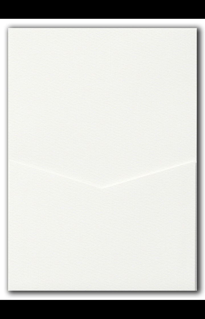 A7 Denali Warm White Felt Pocket