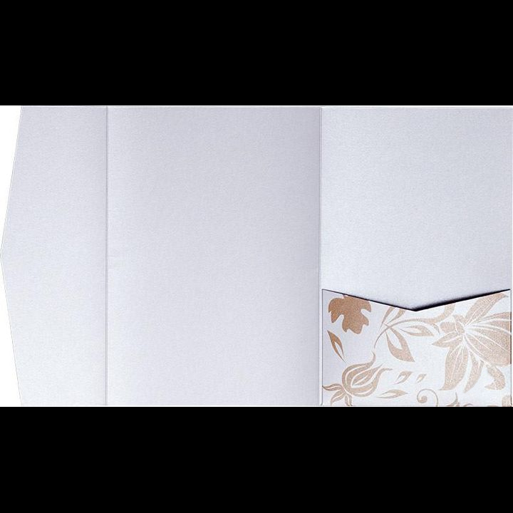 Brown Spring Bloom on Pearl White Metallic, A7 Himalaya