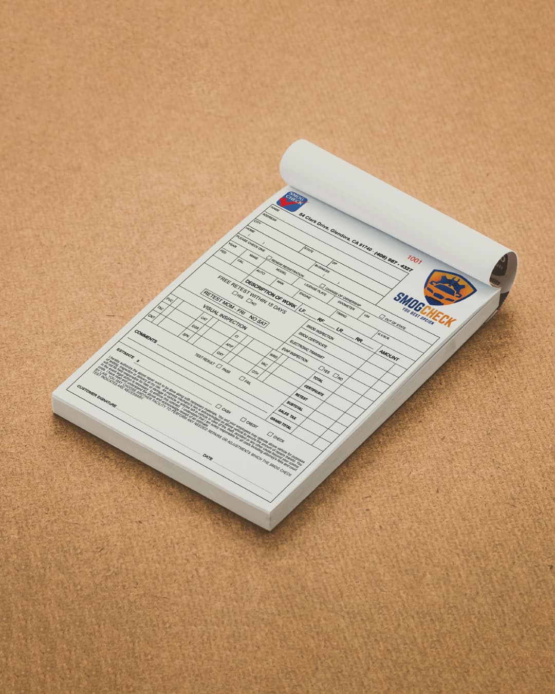 Black Lines Carbonless Forms (Invoice)