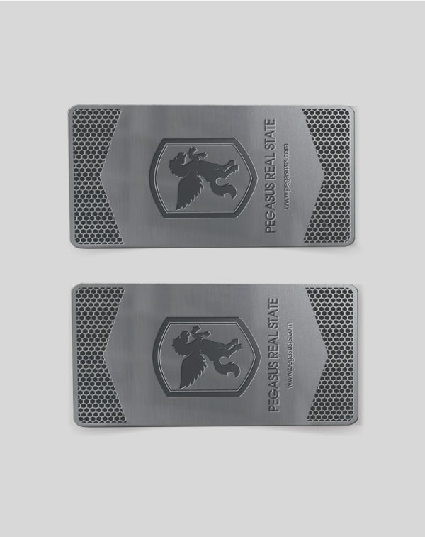 Silver Design Business Cards