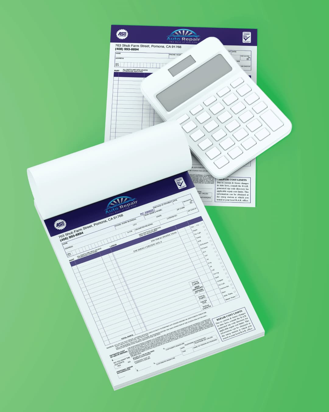 Blue King Carbonless Forms (Invoice)