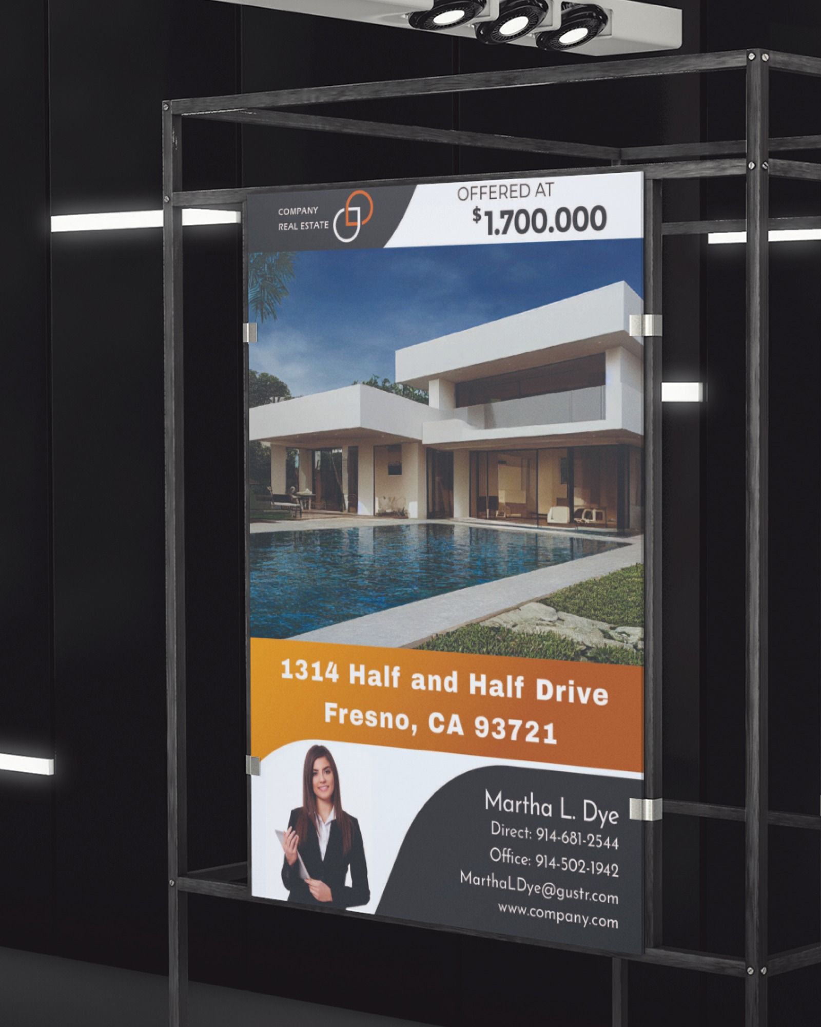 Beautiful House With Pool Posters