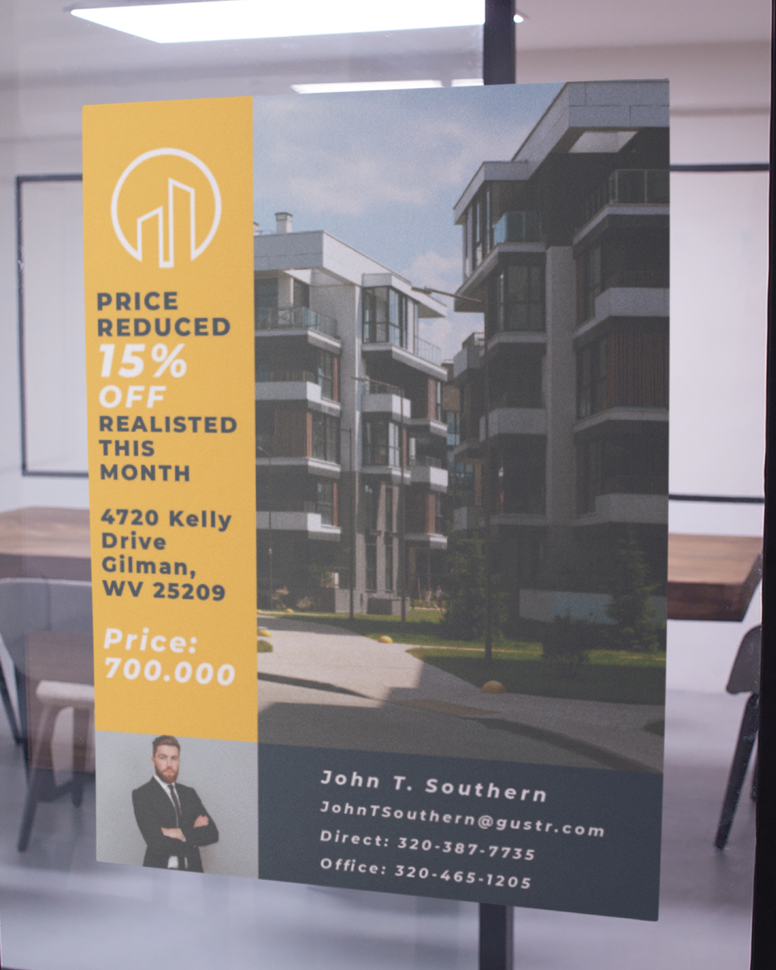 AP Printing - Yellow Line Poster - Custom Printing Services