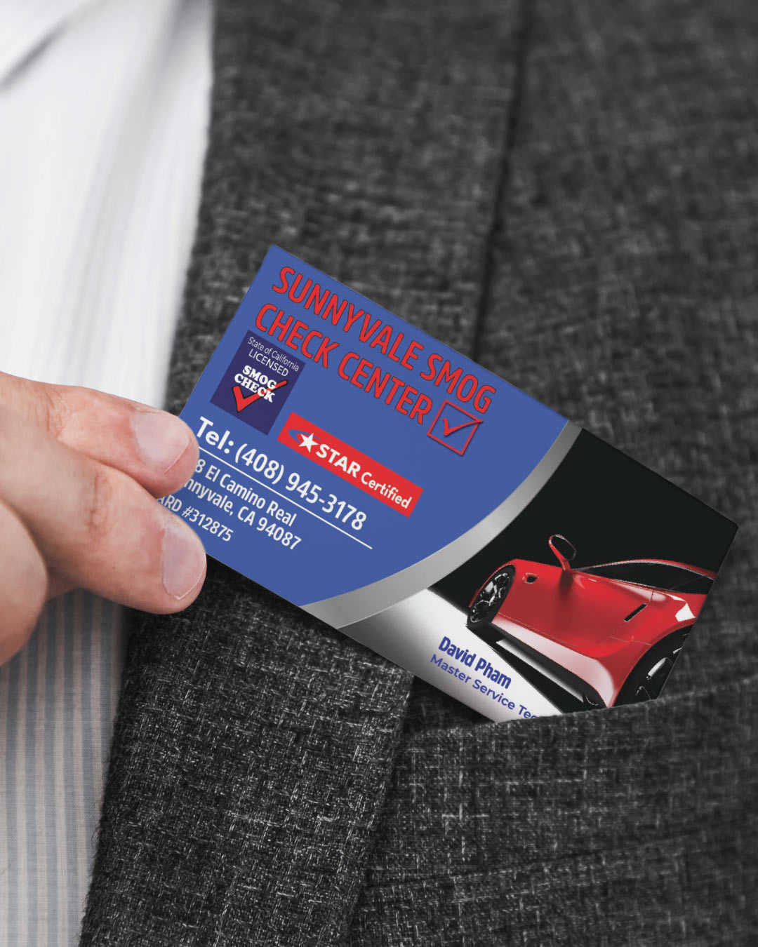 Star Check Auto Standard Business Cards AP Printing - Star Check Auto Standard Business Cards - Custom Printing Services