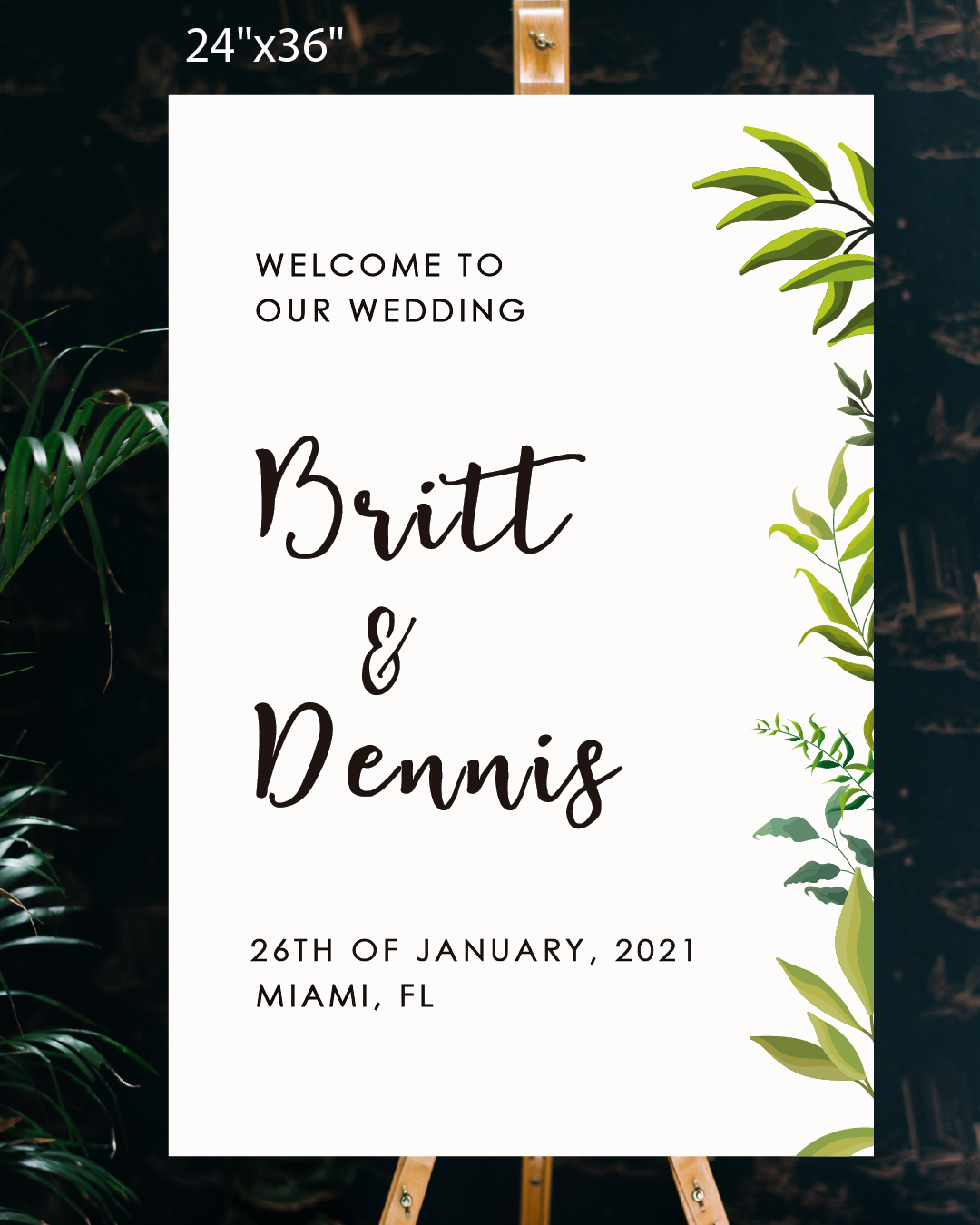 Versatile Formal Sheets Welcome Sign