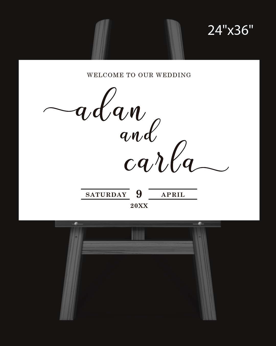 Simple Goodwin Welcome Sign