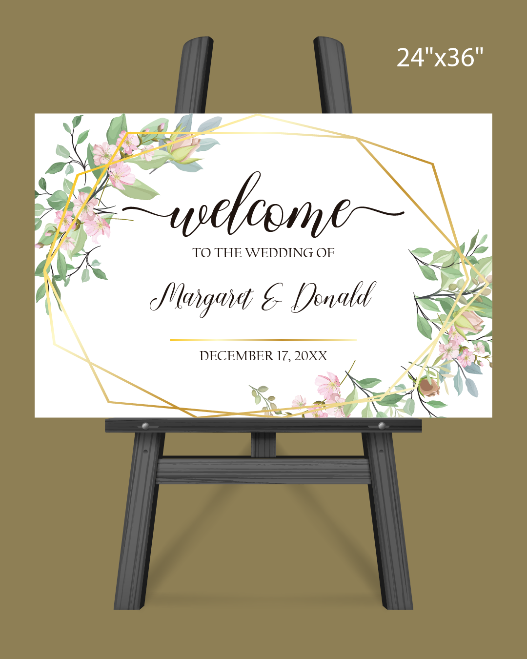 Borders Ramo Organico Welcome Sign