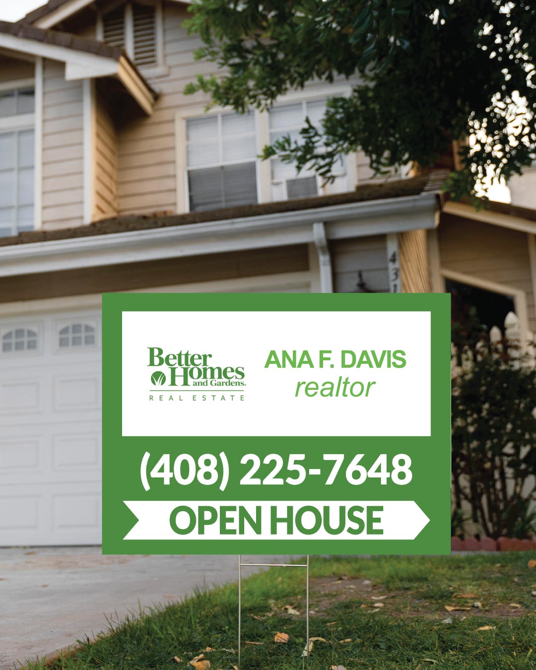 BHGRE Verdant View Yard Sign