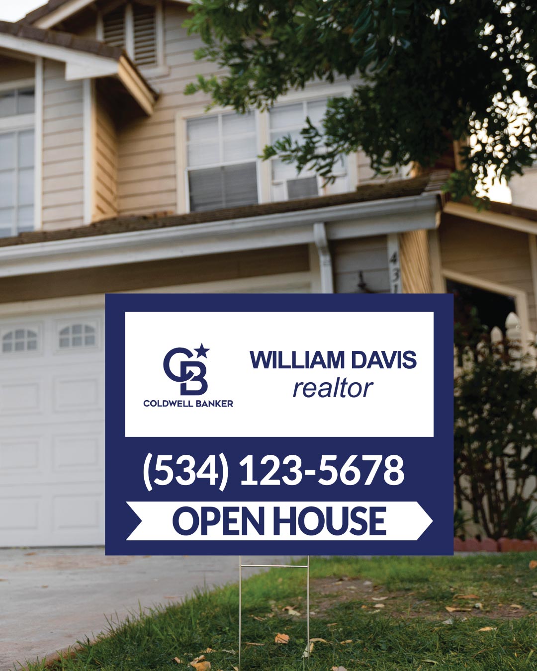 Coldwell Banker Clear Sky Yard Sign AP Printing - Coldwell Banker Clear Sky Yard Sign - Custom Printing Services