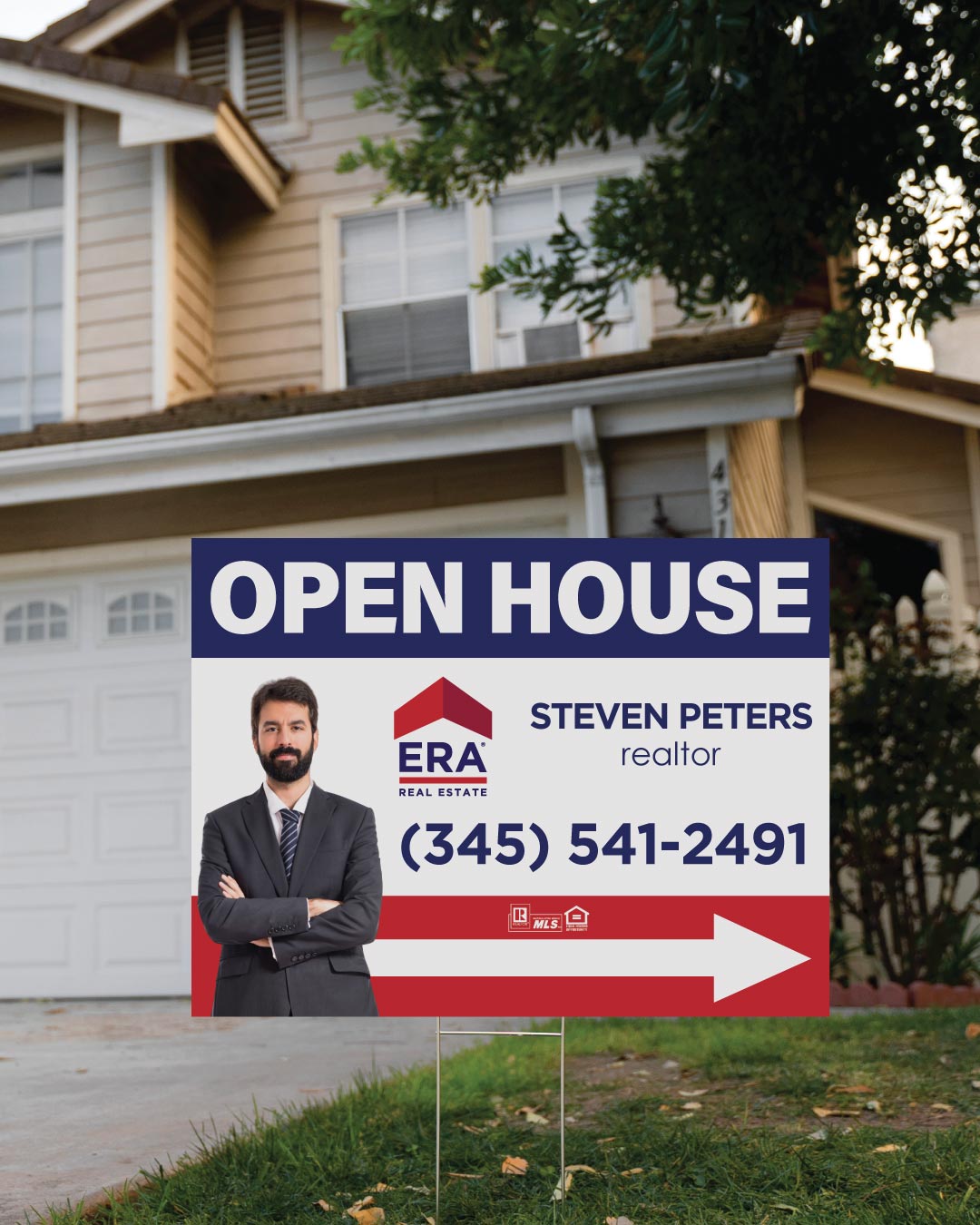 ERA Classic Color Stripes Yard Sign