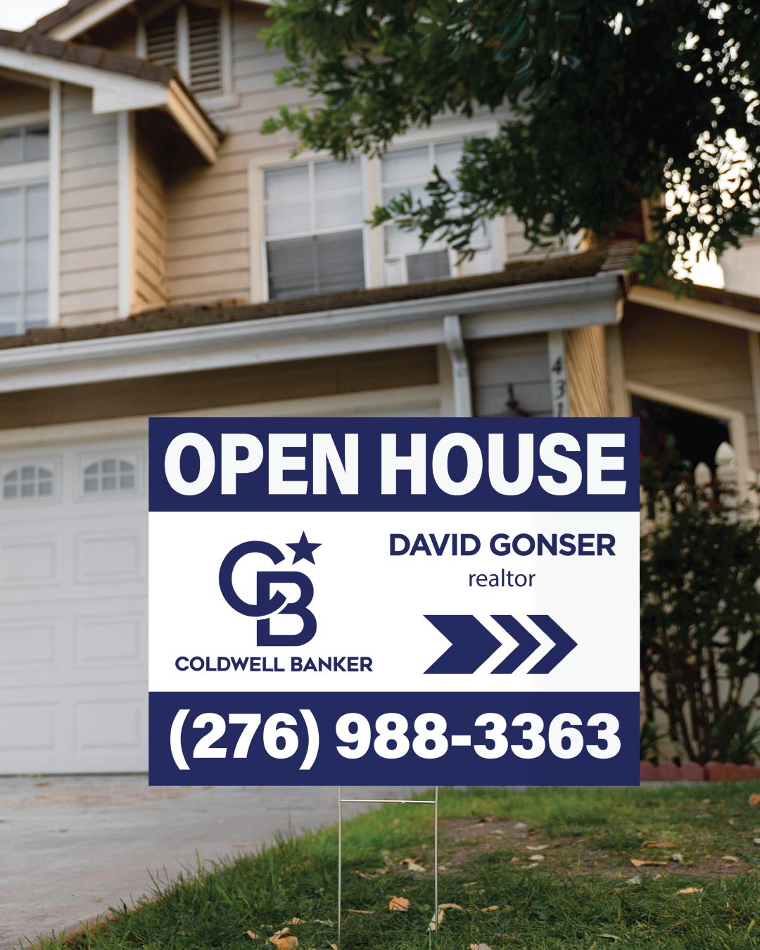 Coldwell Banker Classic Lines Yard Sign AP Printing - Coldwell Banker Classic Lines Yard Sign - Custom Printing Services