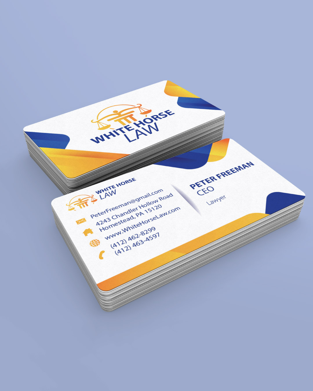 Vivid Colors Standard Business Card