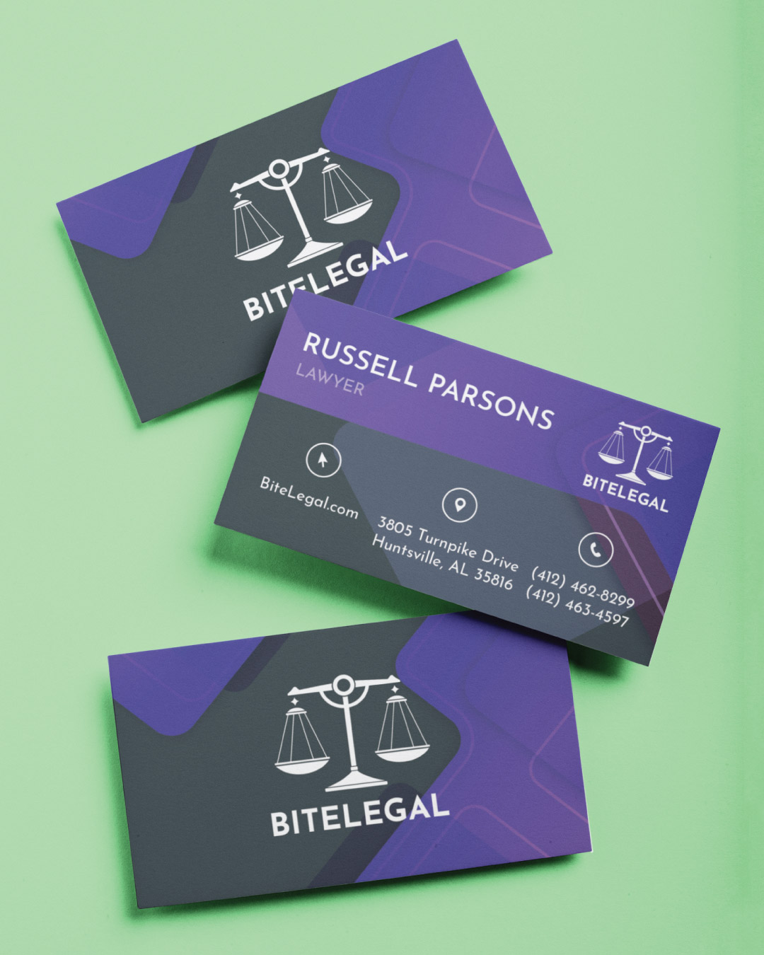 Modern Design Standard Business Card