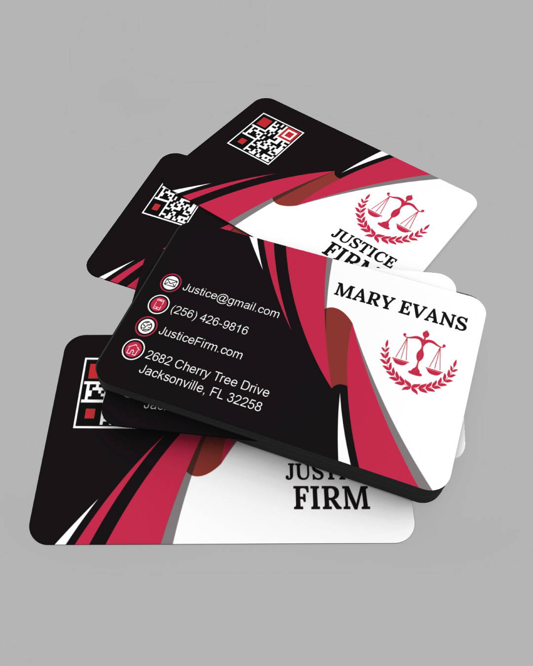 Curved Lines Standard Business Card