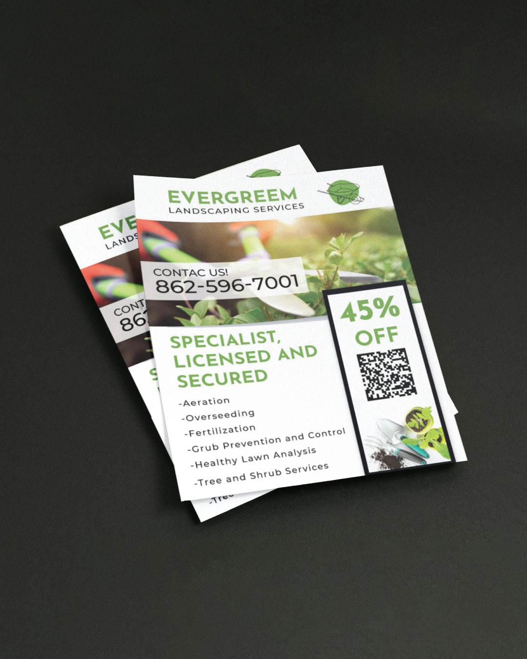 Minimalist White Flyers