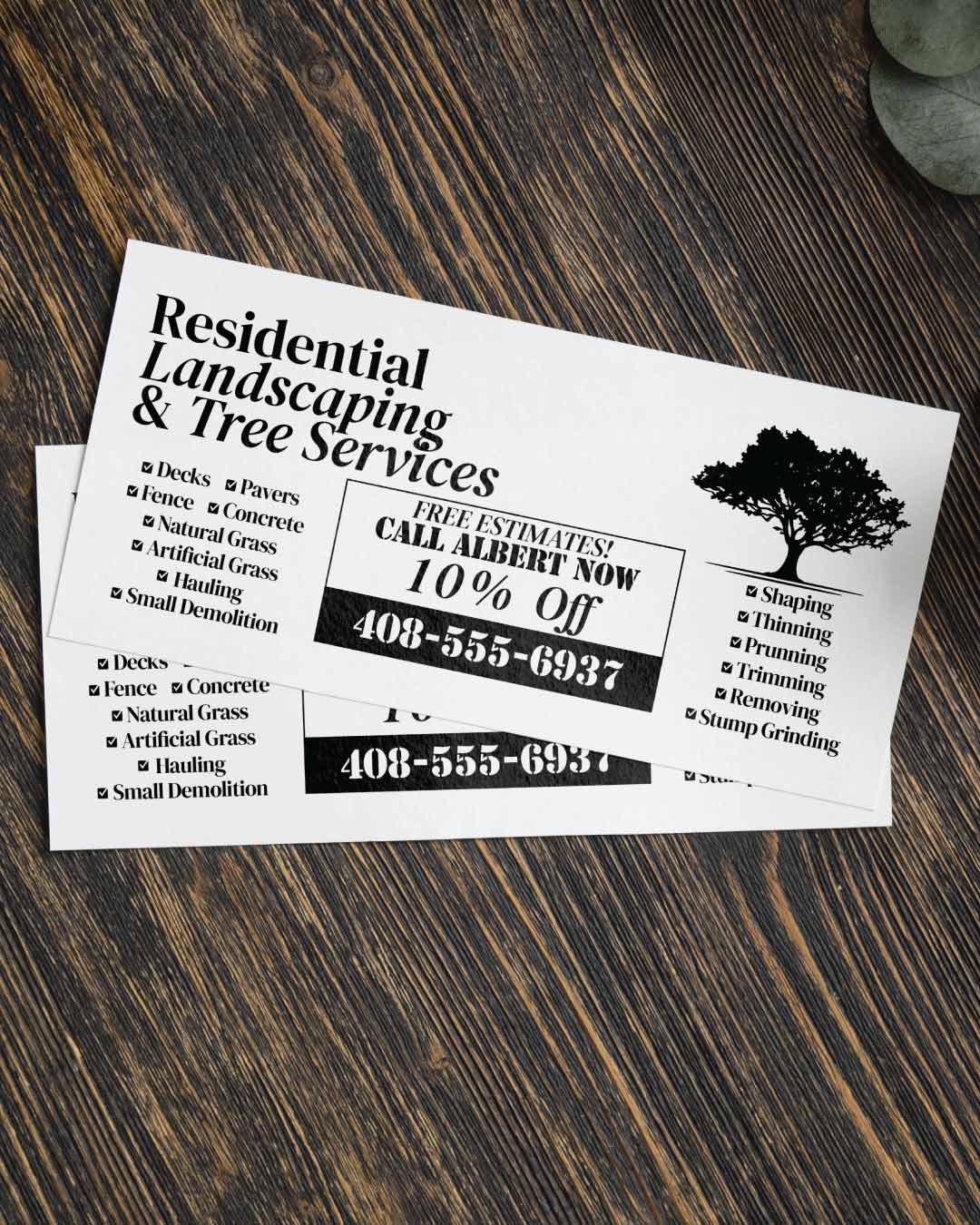 Classic Tree Care Flyers AP Printing - Classic Tree Care Flyers - Custom Printing Services