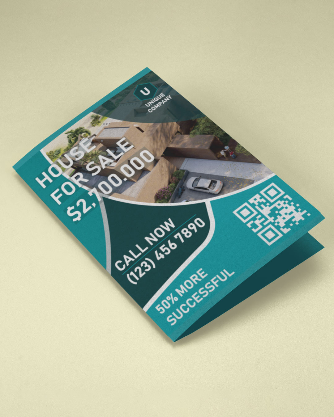 Turquoise Modern Flyer