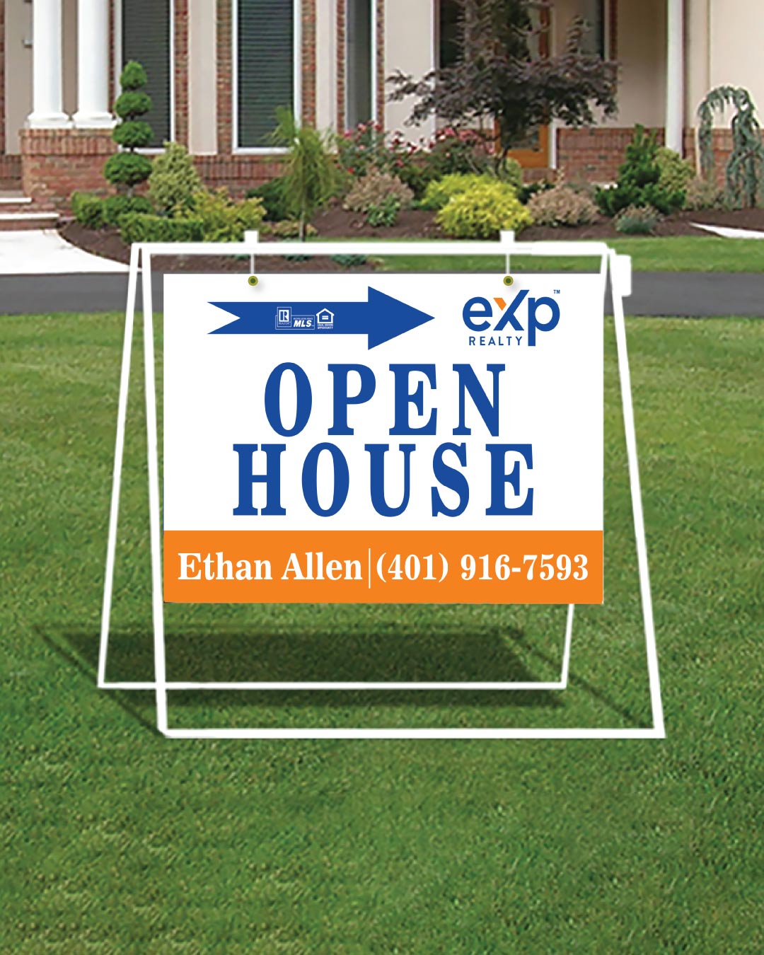 Exp Realty Sunset Heights Metal Sidewalk A-Frame AP Printing - Exp Realty Sunset Heights Metal Sidewalk A-Frame - Custom Printing Services