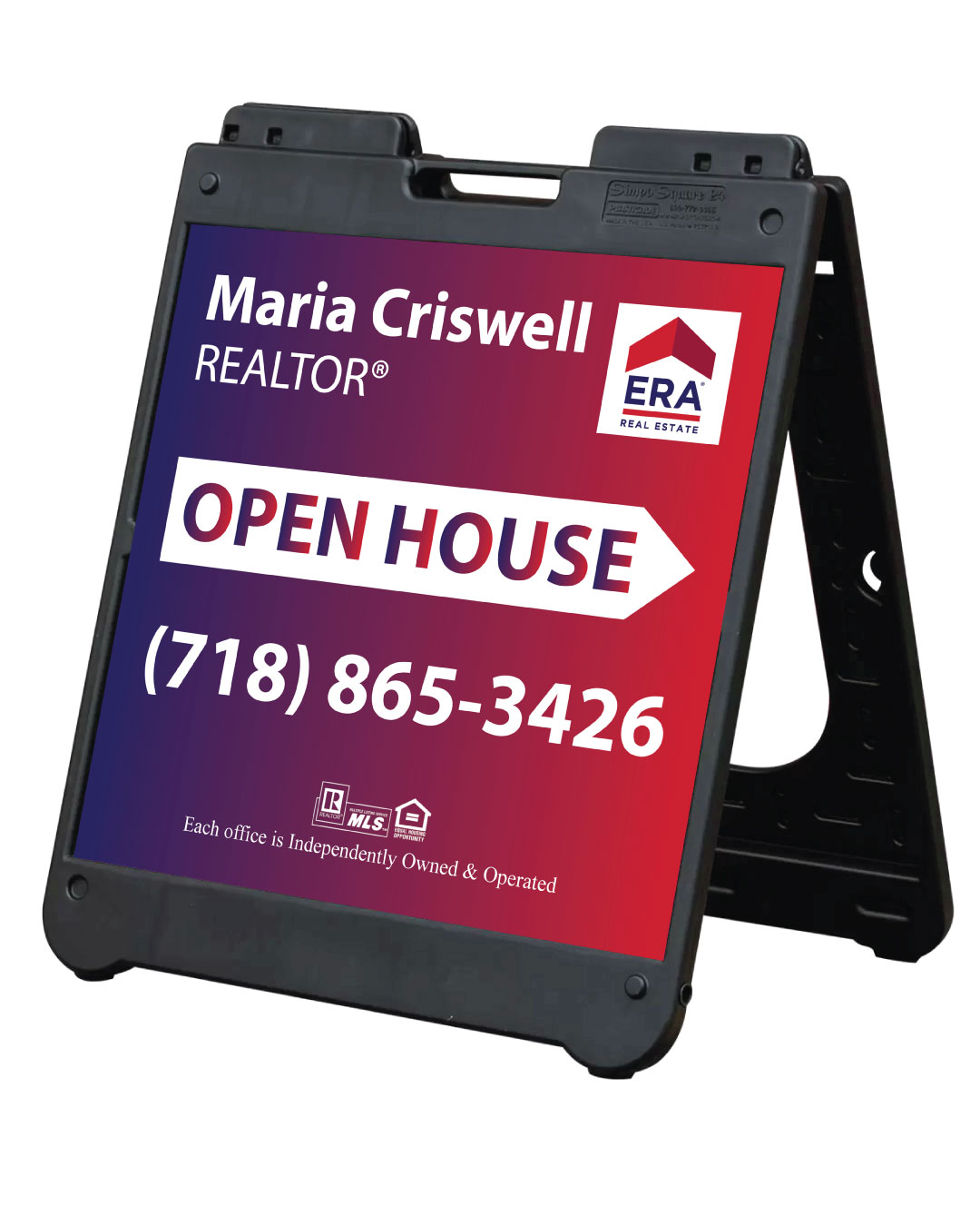 ERA Blue Gradient A-Frame Sign 24x24