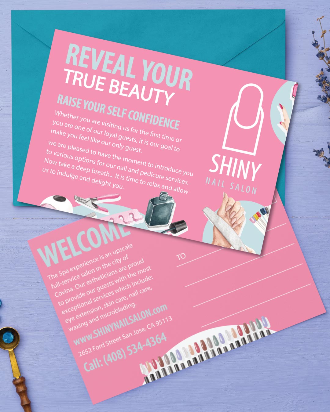 Striking Pink Postcards AP Printing - Striking Pink Postcards - Custom Printing Services