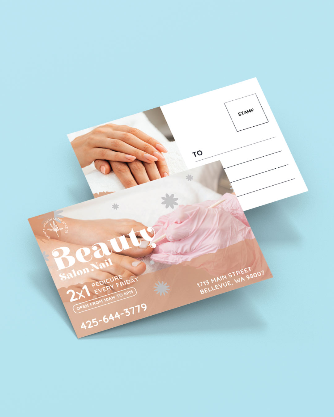 Simple in Beige Postcards AP Printing - Simple in Beige Postcards - Custom Printing Services