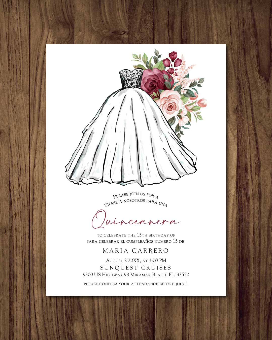 Beautiful Quinceanera Dress