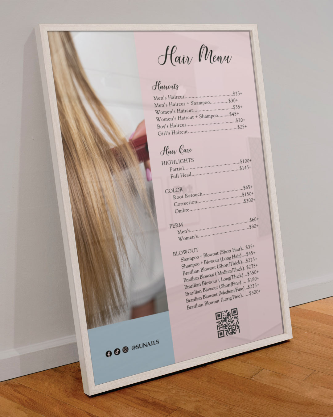 Beautiful Blue and Pink Price List