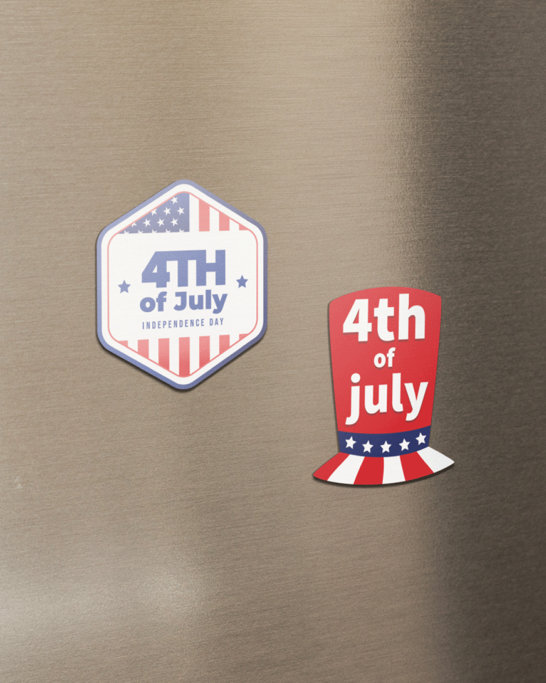 AP Printing - 4th of July Shape Magnets - Custom Printing Services