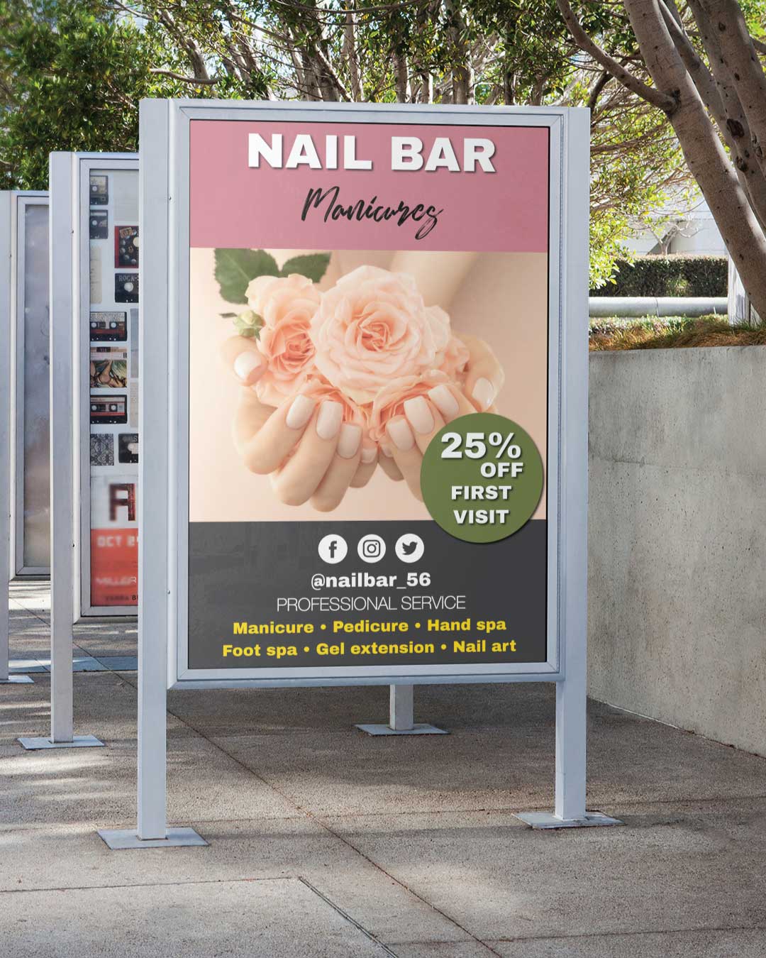 Pink with Rose Posters AP Printing - Pink with Rose Posters - Custom Printing Services
