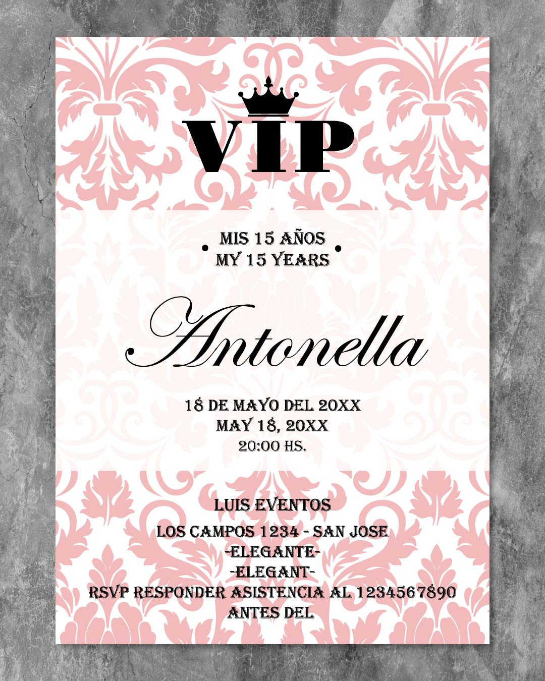 Abstract Pink Design